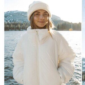 Beyond Yoga Warm Up Puffer Jacket - Glacier